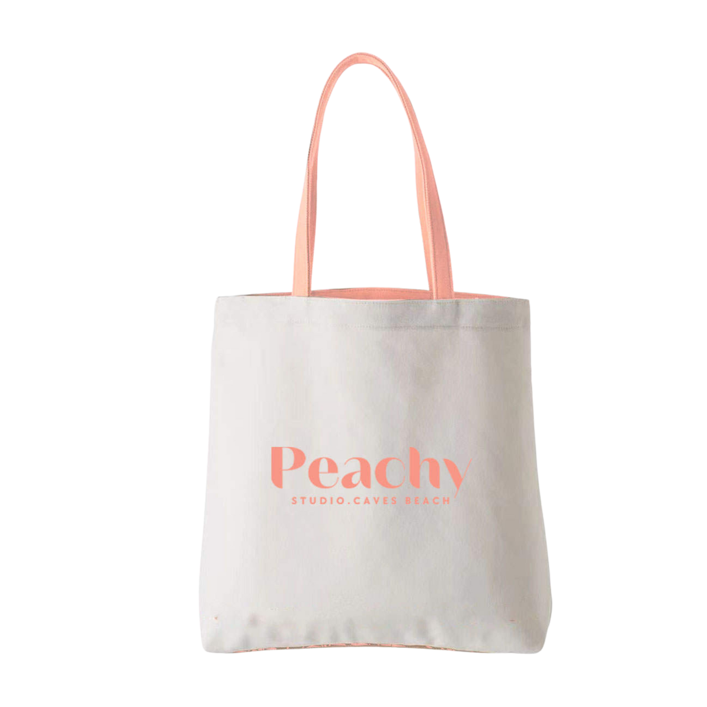 Peachy Studio Canvas Tote